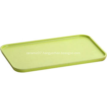 European Rectangle Cups and Teapot Tray